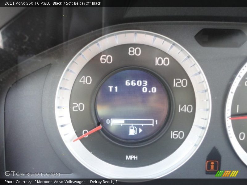 Black / Soft Beige/Off Black 2011 Volvo S60 T6 AWD