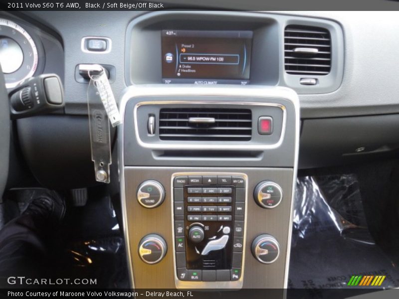 Black / Soft Beige/Off Black 2011 Volvo S60 T6 AWD