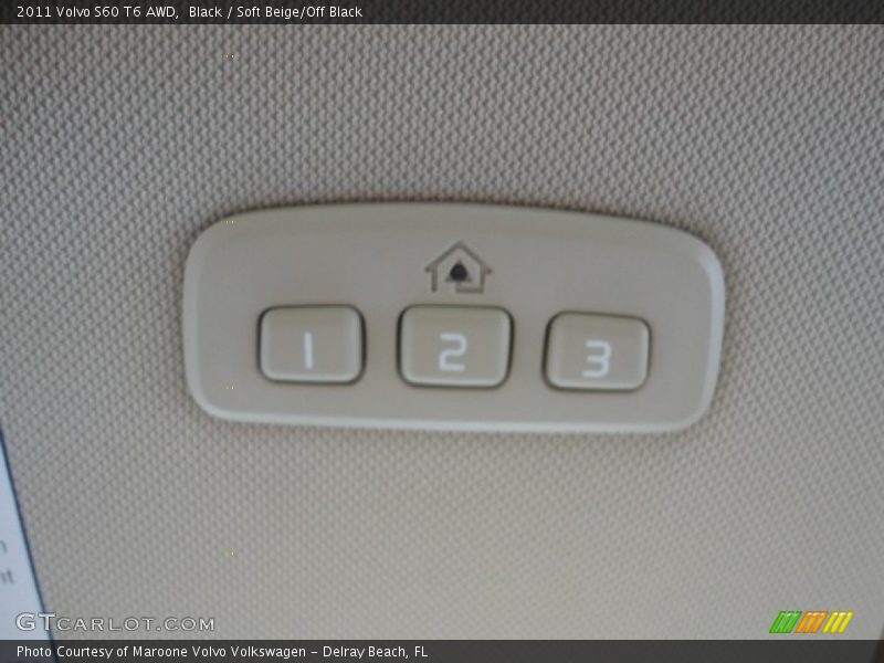 Black / Soft Beige/Off Black 2011 Volvo S60 T6 AWD