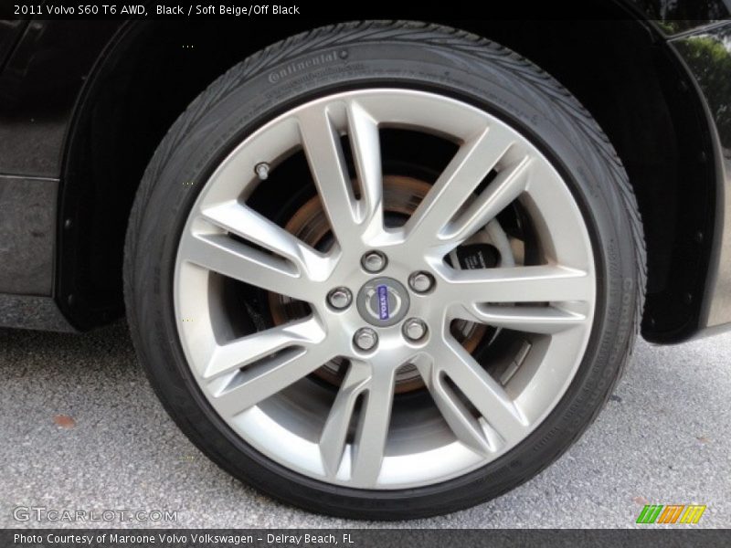 Black / Soft Beige/Off Black 2011 Volvo S60 T6 AWD