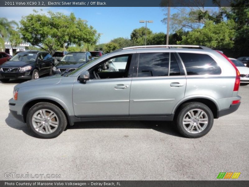 Electric Silver Metallic / Off Black 2011 Volvo XC90 3.2