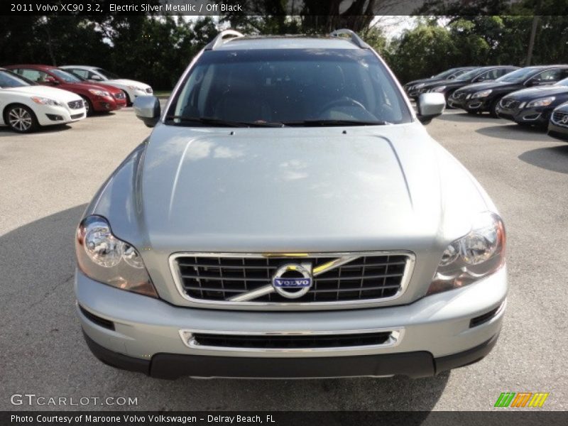 Electric Silver Metallic / Off Black 2011 Volvo XC90 3.2