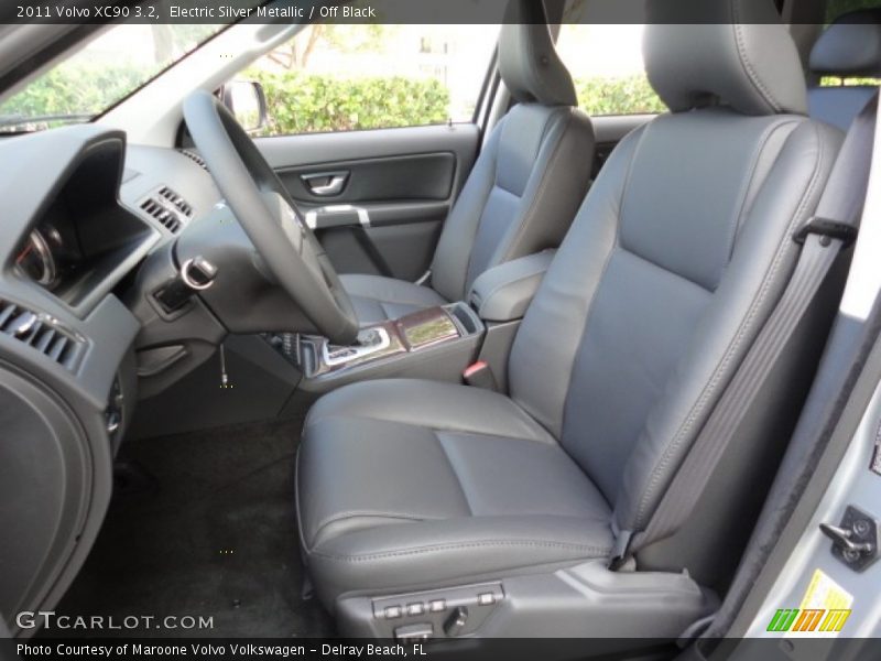 Electric Silver Metallic / Off Black 2011 Volvo XC90 3.2