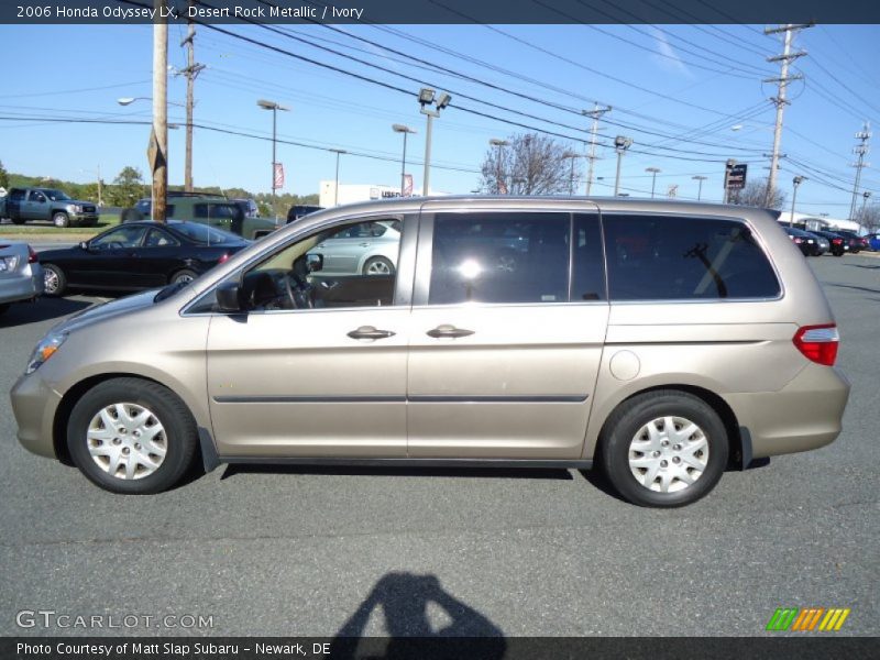 Desert Rock Metallic / Ivory 2006 Honda Odyssey LX