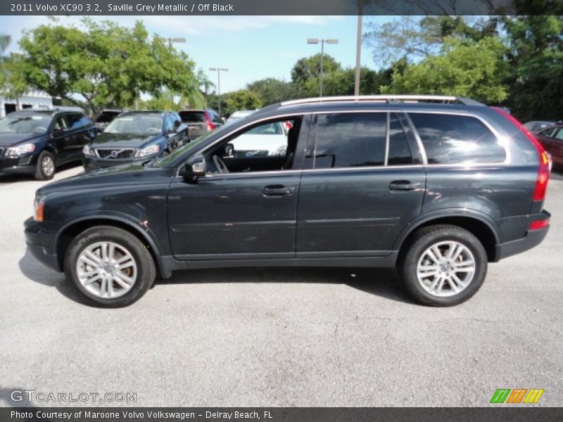 Saville Grey Metallic / Off Black 2011 Volvo XC90 3.2