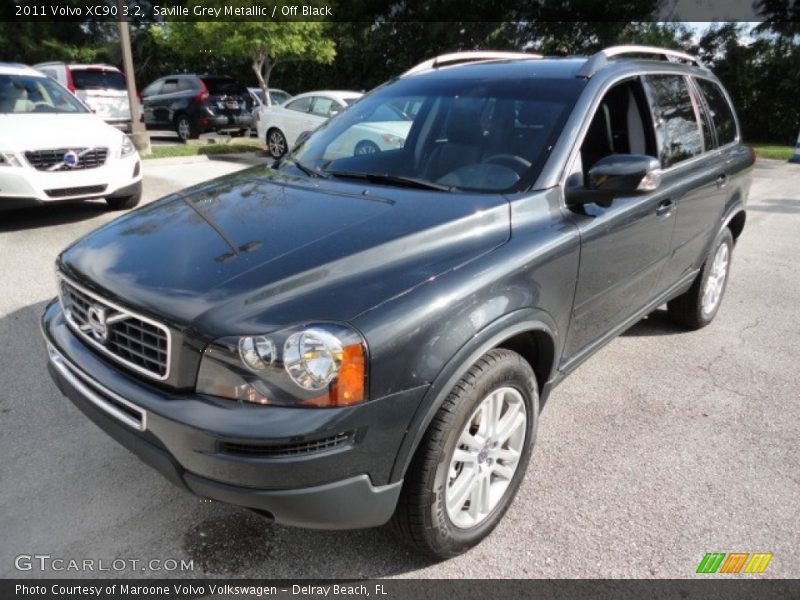 Saville Grey Metallic / Off Black 2011 Volvo XC90 3.2