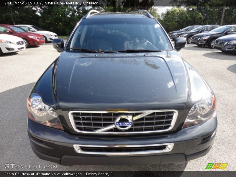 Saville Grey Metallic / Off Black 2011 Volvo XC90 3.2