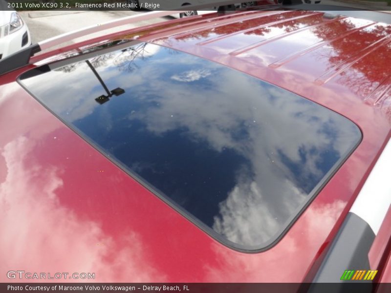 Flamenco Red Metallic / Beige 2011 Volvo XC90 3.2