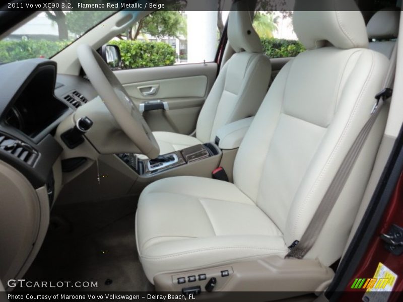 Flamenco Red Metallic / Beige 2011 Volvo XC90 3.2
