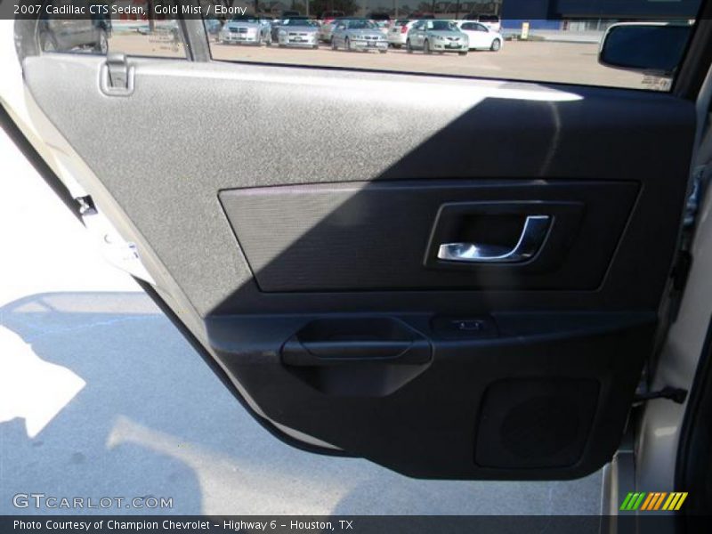 Gold Mist / Ebony 2007 Cadillac CTS Sedan