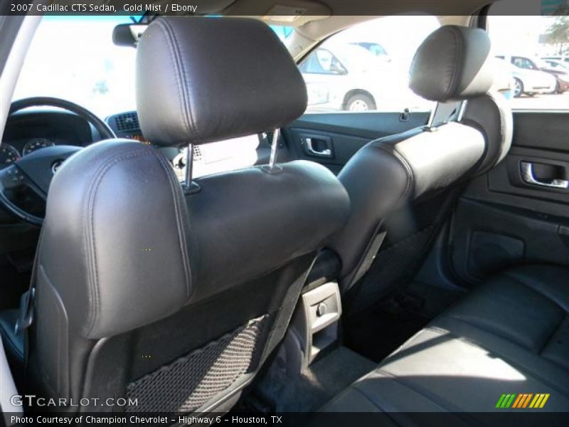 Gold Mist / Ebony 2007 Cadillac CTS Sedan