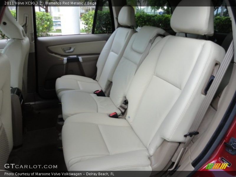 Flamenco Red Metallic / Beige 2011 Volvo XC90 3.2