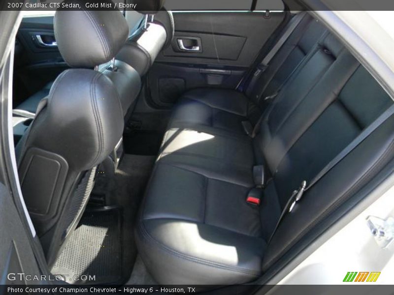 Gold Mist / Ebony 2007 Cadillac CTS Sedan