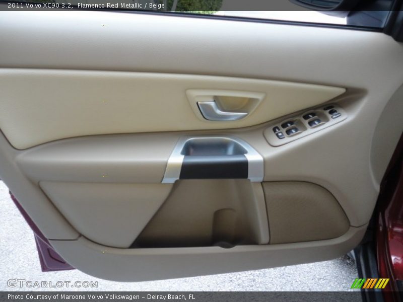 Flamenco Red Metallic / Beige 2011 Volvo XC90 3.2