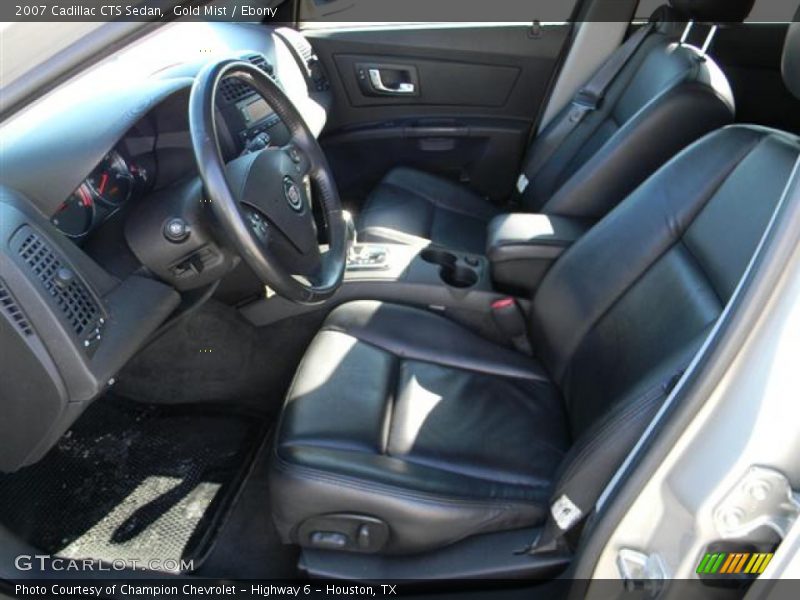 Gold Mist / Ebony 2007 Cadillac CTS Sedan