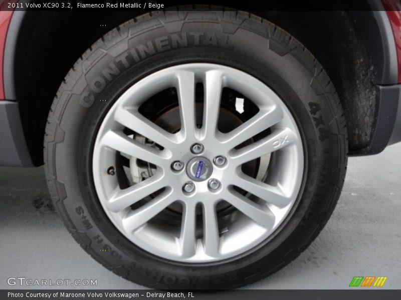Flamenco Red Metallic / Beige 2011 Volvo XC90 3.2