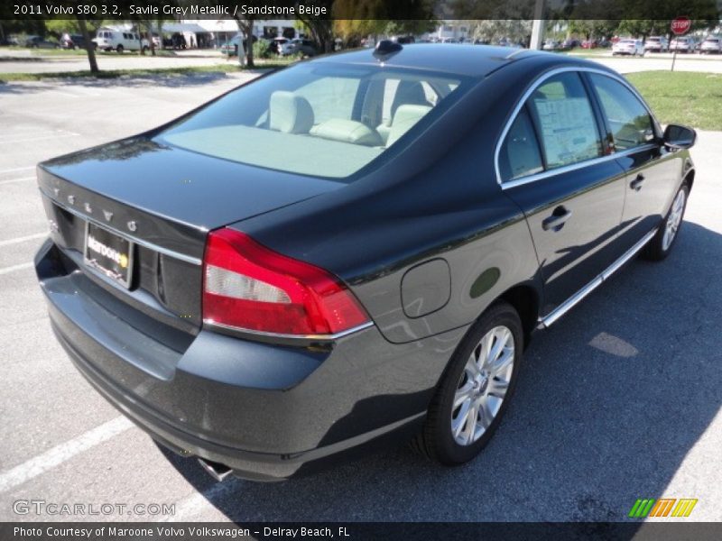 Savile Grey Metallic / Sandstone Beige 2011 Volvo S80 3.2