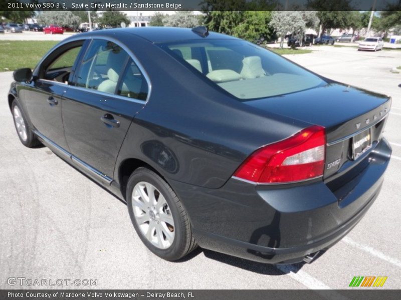 Savile Grey Metallic / Sandstone Beige 2011 Volvo S80 3.2