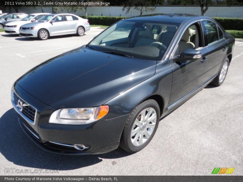 Savile Grey Metallic / Sandstone Beige 2011 Volvo S80 3.2