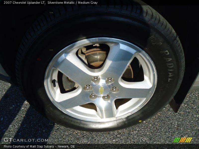 Silverstone Metallic / Medium Gray 2007 Chevrolet Uplander LT