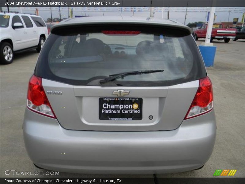 Galaxy Silver Metallic / Gray 2004 Chevrolet Aveo LS Hatchback