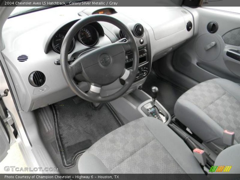 Galaxy Silver Metallic / Gray 2004 Chevrolet Aveo LS Hatchback