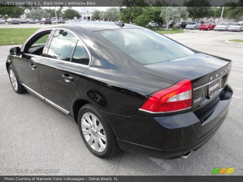 Black Stone / Anthracite Black 2011 Volvo S80 3.2