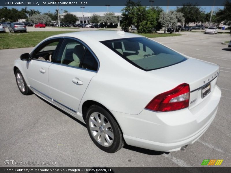 Ice White / Sandstone Beige 2011 Volvo S80 3.2