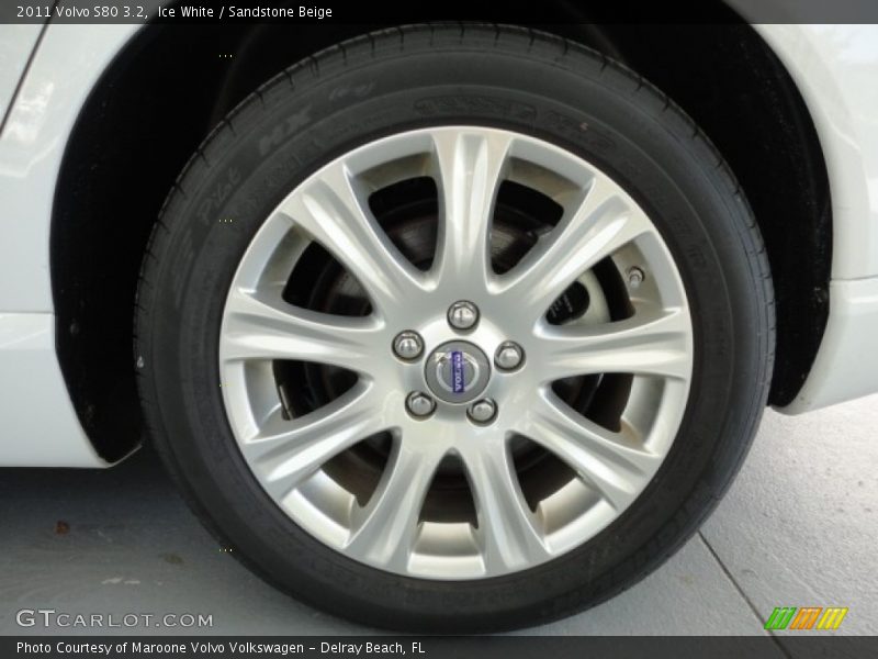 Ice White / Sandstone Beige 2011 Volvo S80 3.2