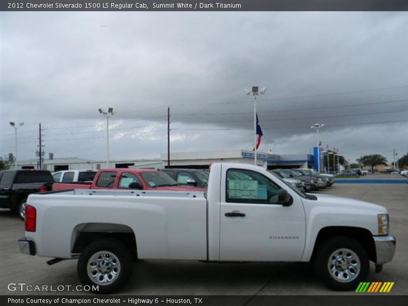 Summit White / Dark Titanium 2012 Chevrolet Silverado 1500 LS Regular Cab