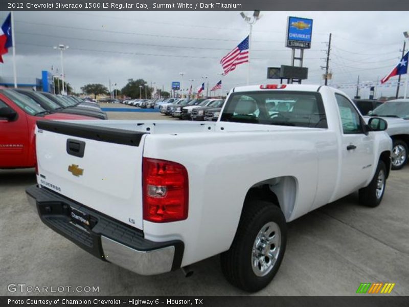 Summit White / Dark Titanium 2012 Chevrolet Silverado 1500 LS Regular Cab