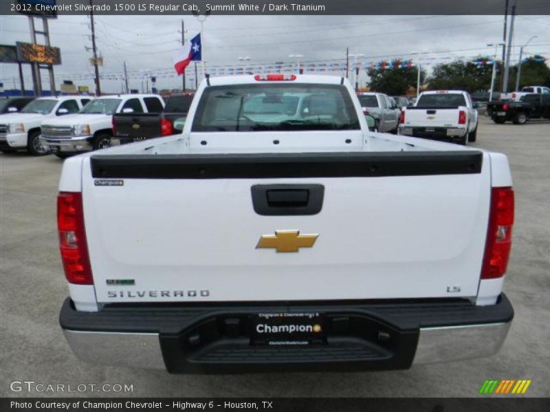 Summit White / Dark Titanium 2012 Chevrolet Silverado 1500 LS Regular Cab