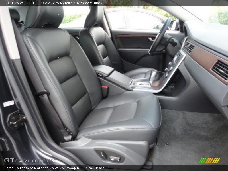 Savile Grey Metallic / Anthracite Black 2011 Volvo S80 3.2