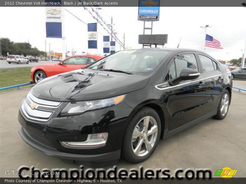 Black / Jet Black/Dark Accents 2012 Chevrolet Volt Hatchback