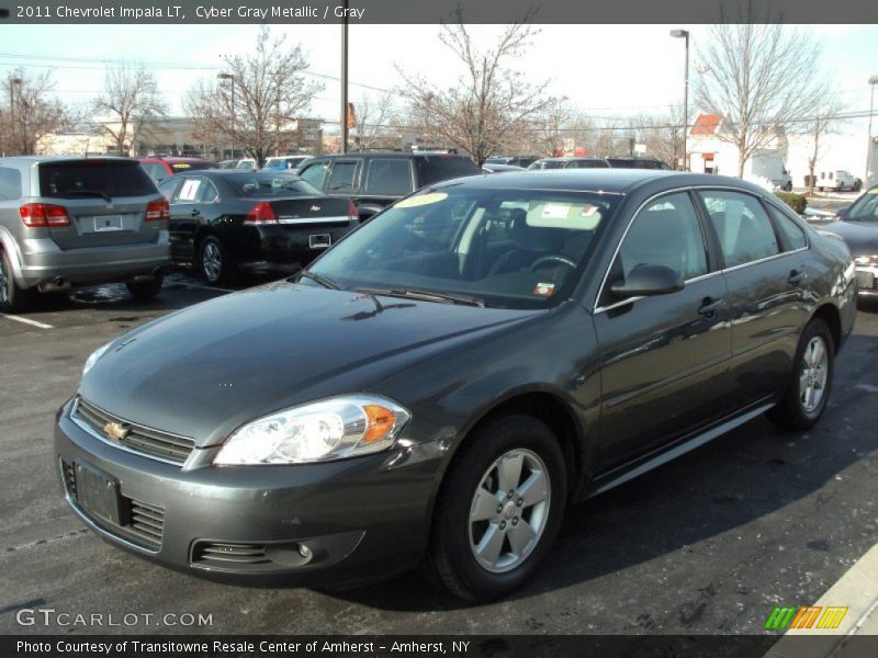 Cyber Gray Metallic / Gray 2011 Chevrolet Impala LT