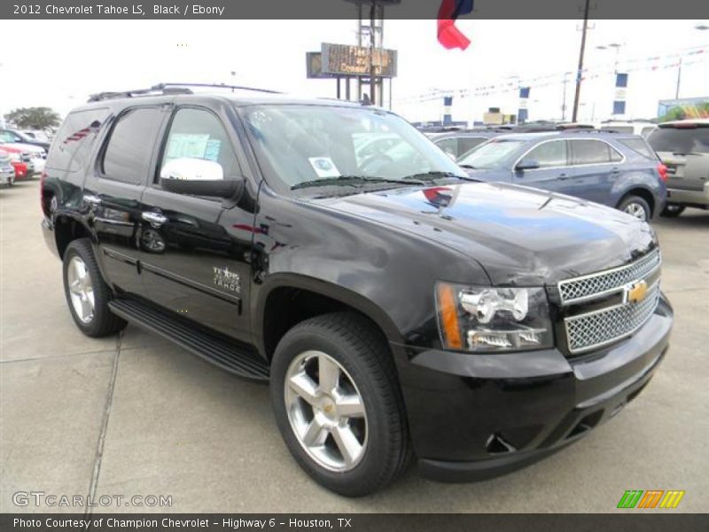 Black / Ebony 2012 Chevrolet Tahoe LS
