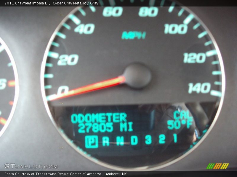 Cyber Gray Metallic / Gray 2011 Chevrolet Impala LT