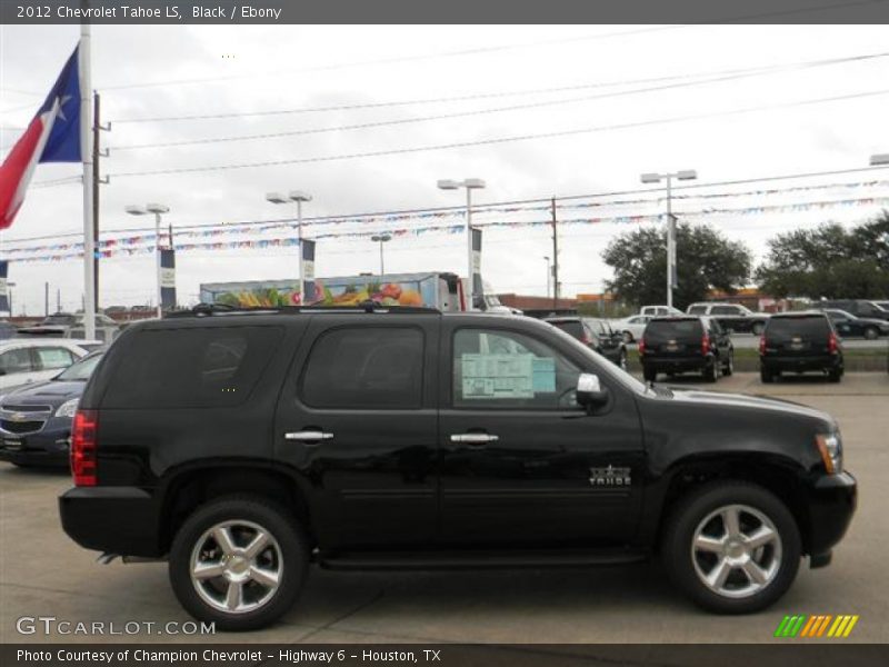 Black / Ebony 2012 Chevrolet Tahoe LS