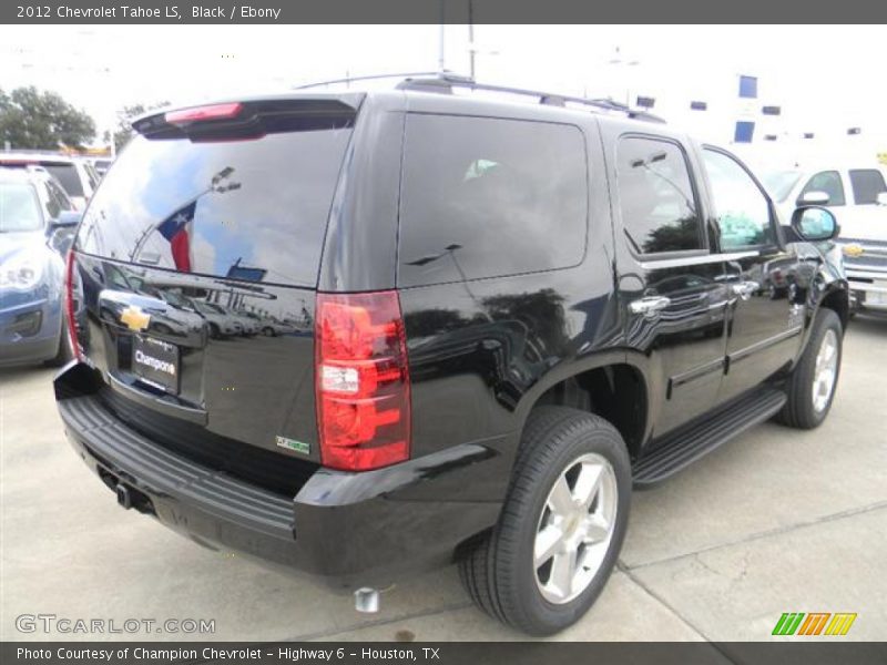 Black / Ebony 2012 Chevrolet Tahoe LS