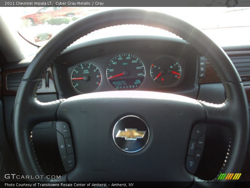 Cyber Gray Metallic / Gray 2011 Chevrolet Impala LT