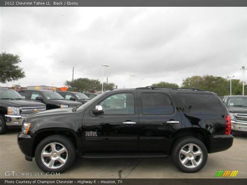 Black / Ebony 2012 Chevrolet Tahoe LS