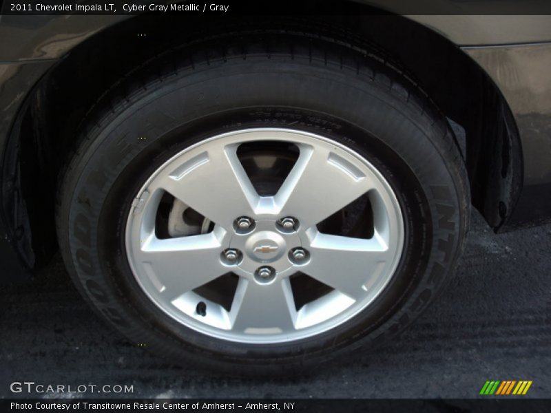 Cyber Gray Metallic / Gray 2011 Chevrolet Impala LT