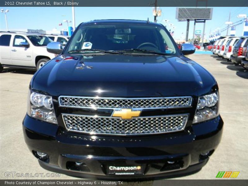 Black / Ebony 2012 Chevrolet Tahoe LS