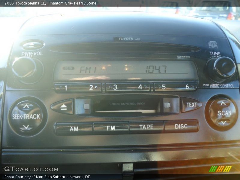 Phantom Gray Pearl / Stone 2005 Toyota Sienna CE