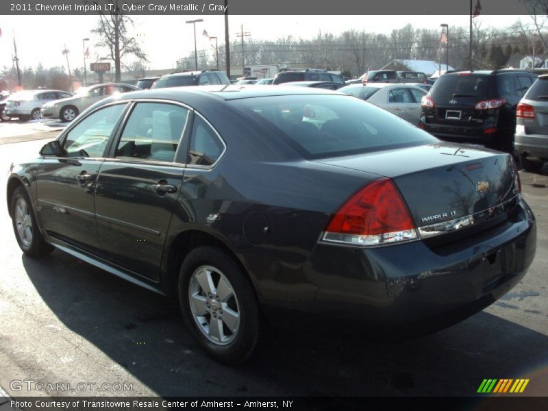 Cyber Gray Metallic / Gray 2011 Chevrolet Impala LT