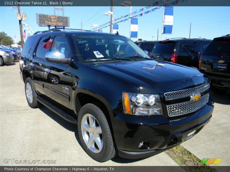 Black / Ebony 2012 Chevrolet Tahoe LS