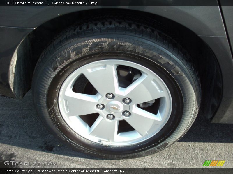 Cyber Gray Metallic / Gray 2011 Chevrolet Impala LT