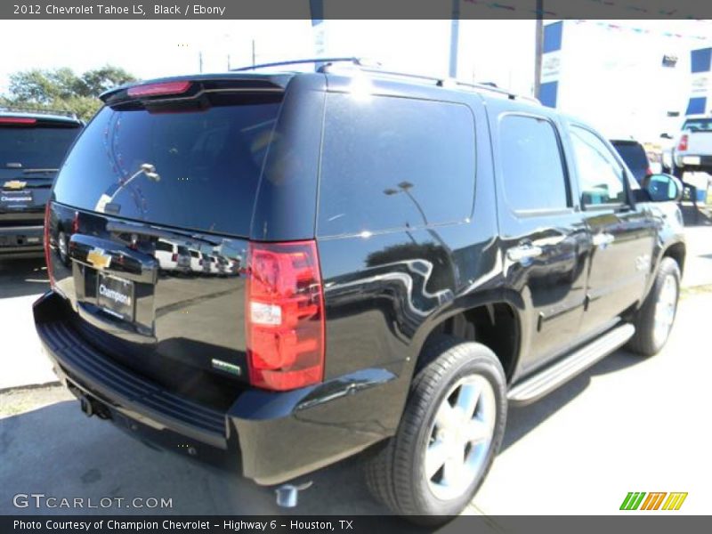 Black / Ebony 2012 Chevrolet Tahoe LS