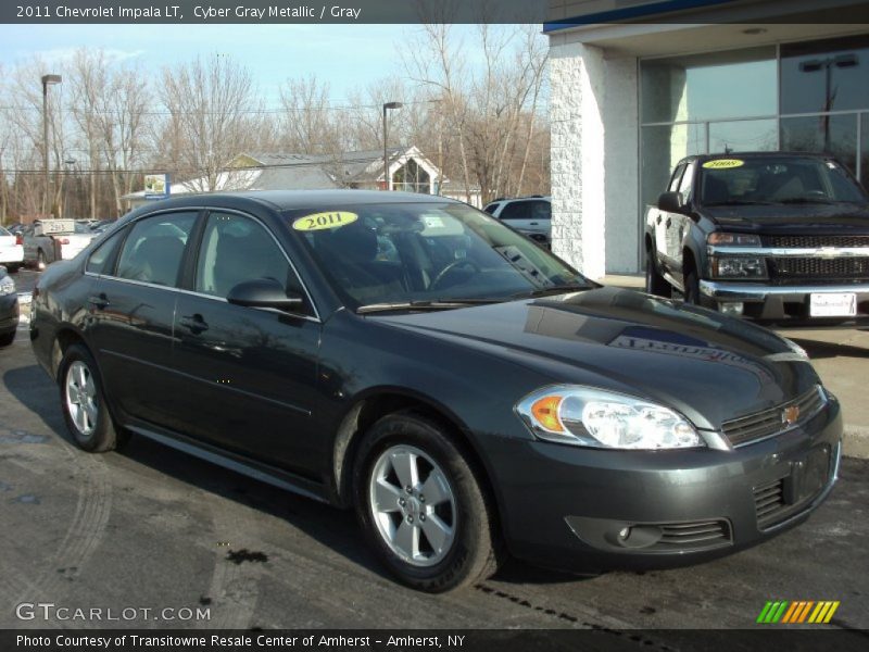 Cyber Gray Metallic / Gray 2011 Chevrolet Impala LT