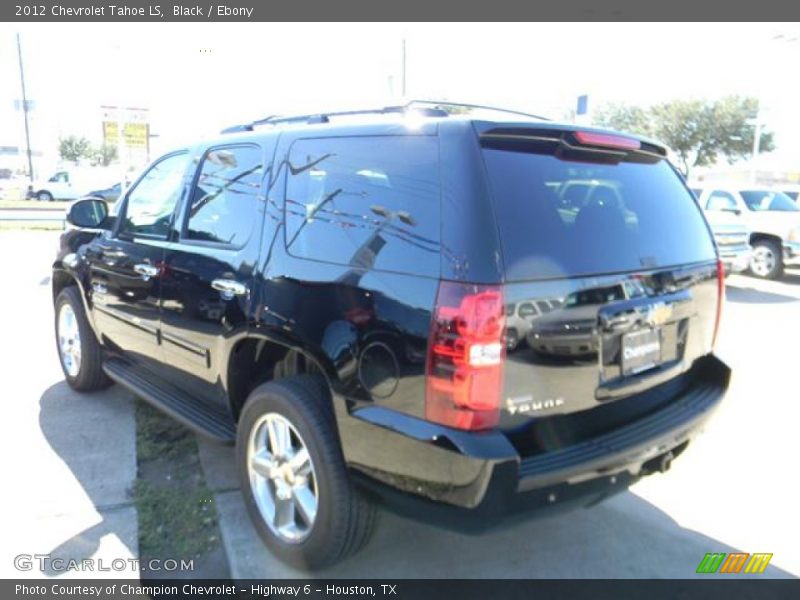 Black / Ebony 2012 Chevrolet Tahoe LS